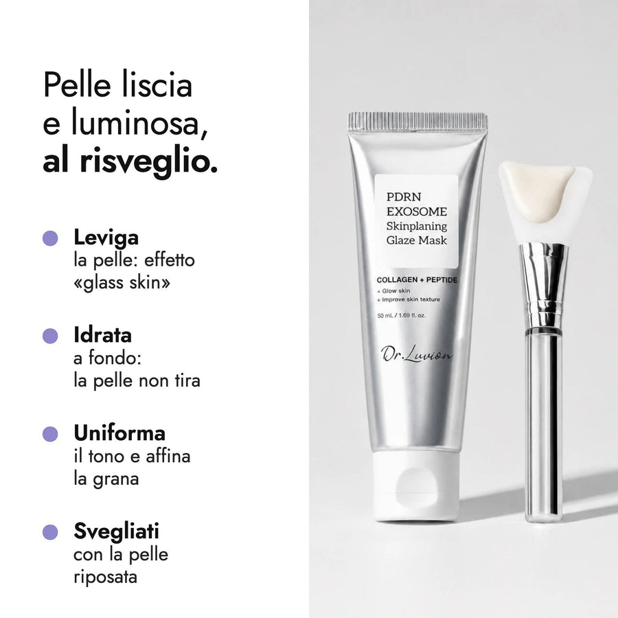 Dr.Luvion PDRN Face Mask benefits: glass skin effect, deep hydration, more even skin tone and rested-looking skin